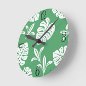 Köstliches Monster Runde Wanduhr (Winkel)