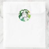 Köstliches Monster Vielen Dank für Ihr Hochzeitsge Runder Aufkleber (Tasche)