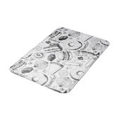 Köstliches Muster Badematte (Schrägansicht)