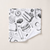 Köstliches Muster Badhandtuch Set (Waschlappen)