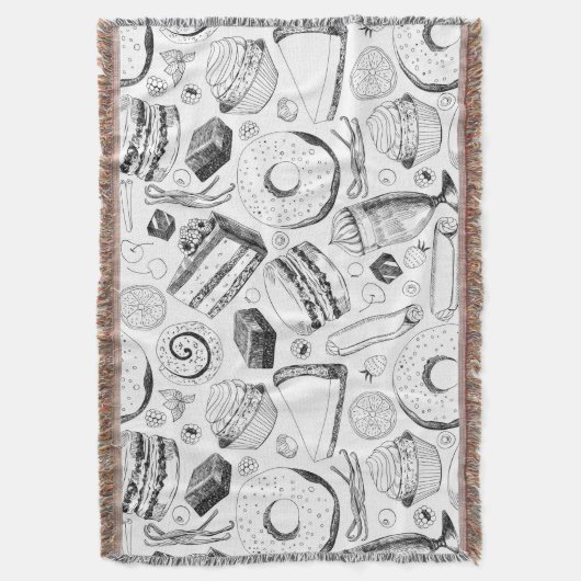 Köstliches Muster Decke (Vorderseite Vertikal)