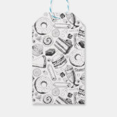 Köstliches Muster Geschenkanhänger (Rückseite)