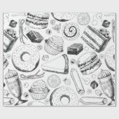 Köstliches Muster Geschenkpapier (Flach)