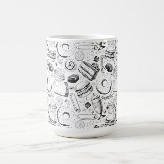 Köstliches Muster Kaffeetasse (Mittel)