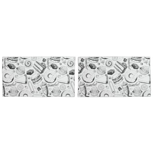 Köstliches Muster Kissenbezug (Vorderseite-Set)