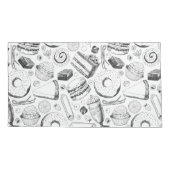 Köstliches Muster Kissenbezug (Rückseite-Links)