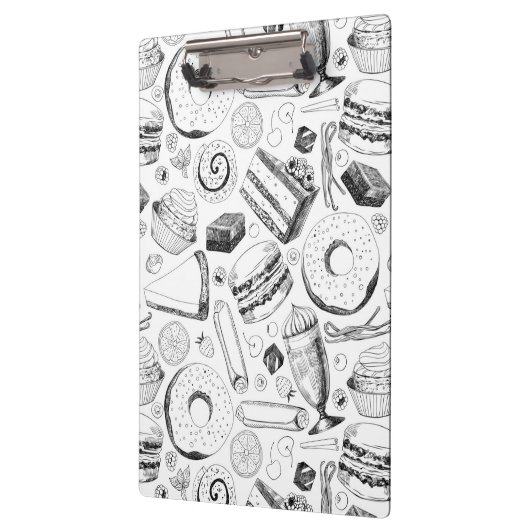 Köstliches Muster Klemmbrett (Links)