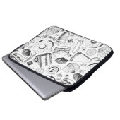 Köstliches Muster Laptopschutzhülle (Vorne Knopf)