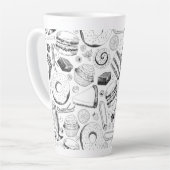 Köstliches Muster Milchtasse (Linke Ecke)