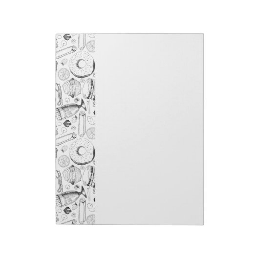 Köstliches Muster Notizblock (Rotiert)