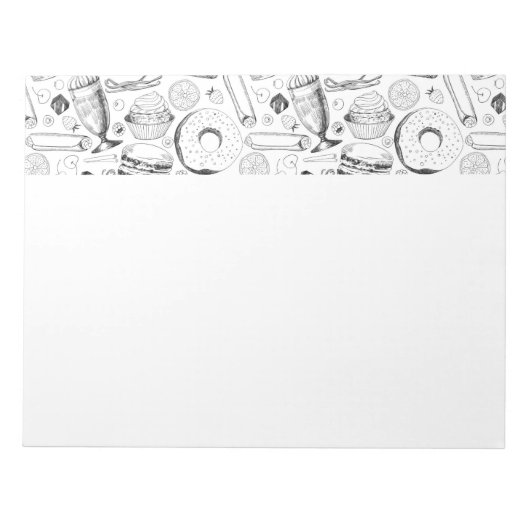 Köstliches Muster Notizblock (Vorderseite)