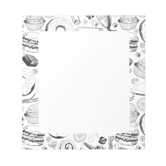 Köstliches Muster Notizblock (Vorderseite)