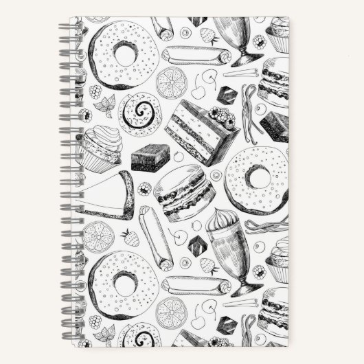 Köstliches Muster Notizblock (Vorderseite)