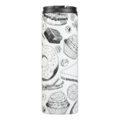 Köstliches Muster Thermosbecher (Rückseite)