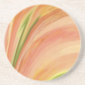 Köstliches Pfirsichdesign Getränkeuntersetzer (Vorne)