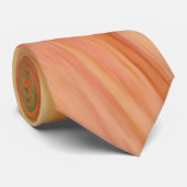 Köstliches Pfirsichdesign Krawatte (Gerollt)