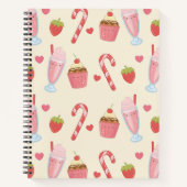 Köstliches & Sweet Kawaii Spiral Notebook Notizblock (Vorderseite)