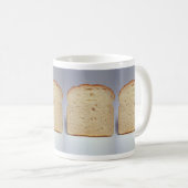 Köstliches weißes Brot Kaffeetasse (VorderseiteRechts)