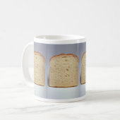 Köstliches weißes Brot Kaffeetasse (Vorderseite Links)