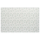 Köstliches weißes grünes Blumenmuster Stoff (Fat Quarter (45,7 x 55,9 cm))
