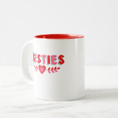 Köstlichkeiten Zweifarbige Tasse (Vorderseite Links)