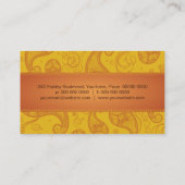 Kostspielig Paisley-Visitenkarte Visitenkarte (Rückseite)