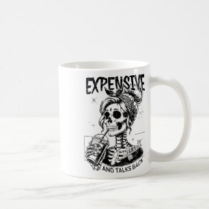 Kostspielige Schwierigkeiten und Gespräche zurück Kaffeetasse