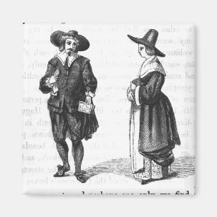 Kostüm der Pilger Magnet