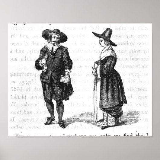 Kostüm der Pilger Poster (Vorne)