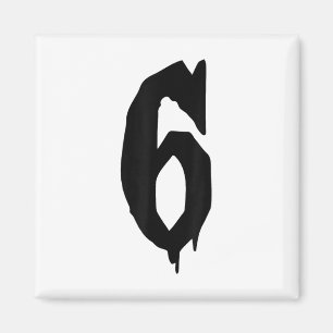 Kostüm-Duo 67 Six Seven Meme Lustig  Magnet