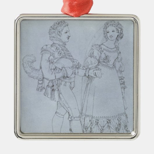 Kostüm entwirft Figaro und Susanna von der Oper Silbernes Ornament (Vorne)