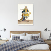 Kostüm für Apollo in der Oper 'Phaethon', Grav Leinwanddruck (Insitu (Schlafzimmer))