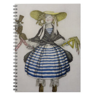 Kostüm für das Marionetten-Mädchen, von der Notizblock