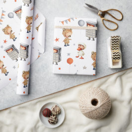 Kostüm für die Bärenhalterung Geschenkpapier