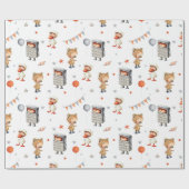 Kostüm für die Bärenhalterung Geschenkpapier (Flach)