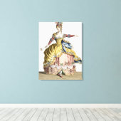 Kostüm für die Königin der Sylphen im Ballett Leinwanddruck (Insitu (Holzboden))