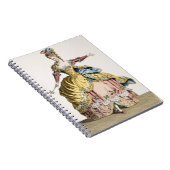 Kostüm für die Königin der Sylphs im Ballett Notizblock (Rechte Seite)