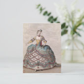 Kostüm für eine indische Frau Postkarte (Stehend Vorderseite)