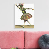 Kostüm für einen Dämon in 'Armide', 'Psyche' und s Leinwanddruck (Insitu (Wohnzimmer))