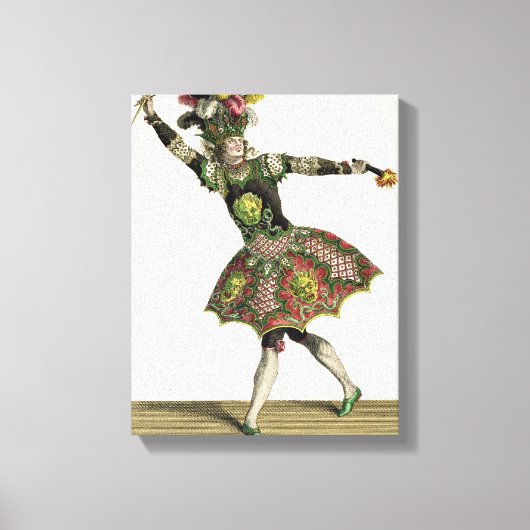 Kostüm für einen Dämon in 'Armide', 'Psyche' und s Leinwanddruck (Vorderseite)