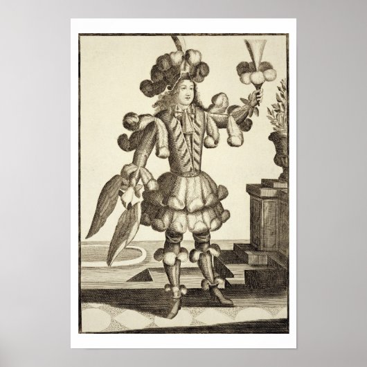 Kostüm für einen Feather Dealer, Pub von Gerard Va Poster (Vorne)