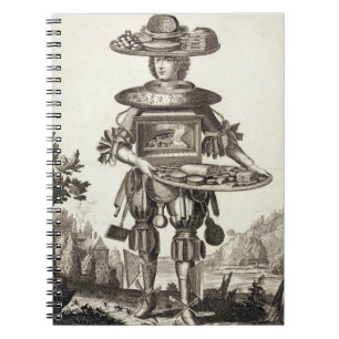 Kostüm für einen Gebäck-Koch, Kneipe. durch Gerard Notizblock