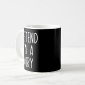 Kostüm für faule Kinder, die so tun, als wären sie Kaffeetasse (Vorderseite Links)