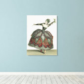 Kostüm für Furcht in 'Iphigenia in Tauris' und se Leinwanddruck (Insitu (Holzboden))