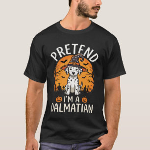 Kostüm für Hunde: Dalmatiner Halloween Kostüm T-Shirt