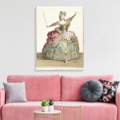 Kostüm für Medea in der Oper "Jason and Medea" Leinwanddruck (Insitu (Wohnzimmer))