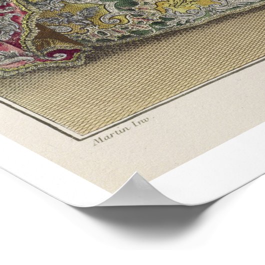 Kostüm für Medea in der Oper "Jason and Medea" Poster (Ecke)