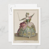 Kostüm für Medea in der Oper "Jason and Medea" Postkarte (Vorne/Hinten)