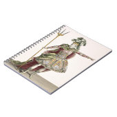 Kostüm für Neptun in einigen Opern, vorbei Notizblock (Linke Seite)