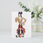 Kostüm für Nijinsky im Ballett Postkarte (Stehend Vorderseite)